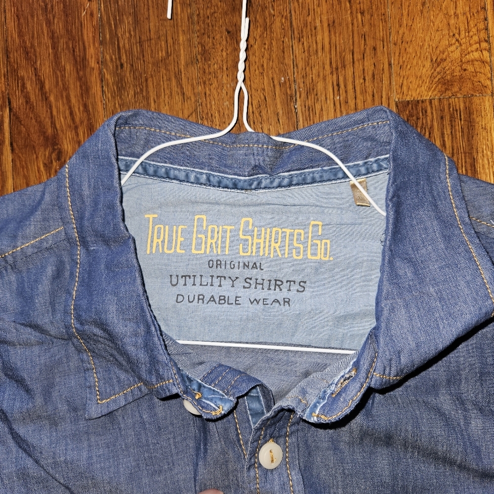 Mens chambray True Grit shirt xxl